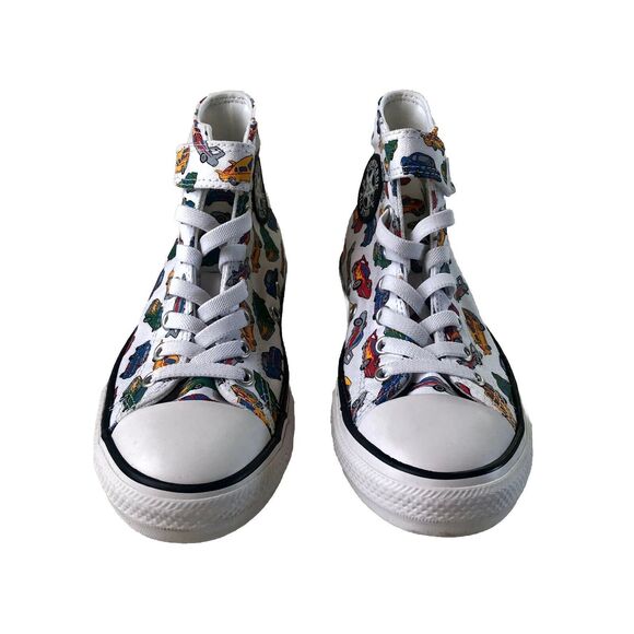 Converse All Star Hi Tops Easy On Cars Design Youth Size 3 - 21.5 CM - Picture 2 of 12